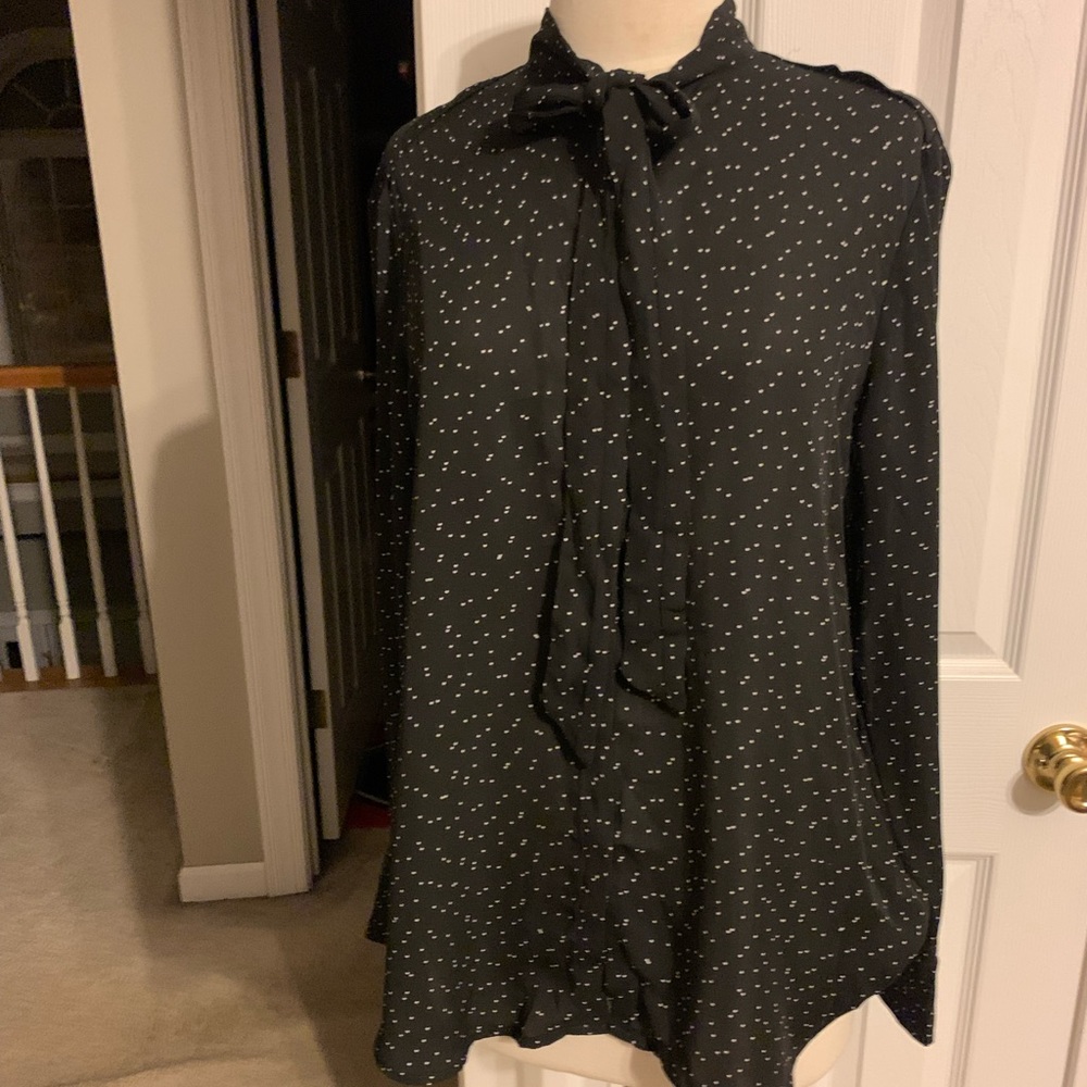 This Nice BR PokieDot Blouse is New & needs a New Closet to be in.